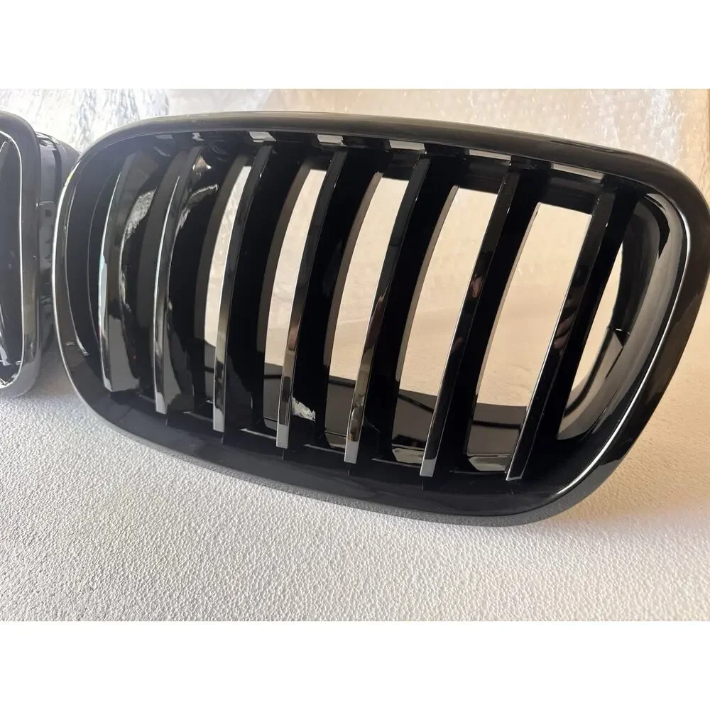 BMW Gloss Black Kidney Grille Pair Front Grill Set Unknown Model. New! Cheap